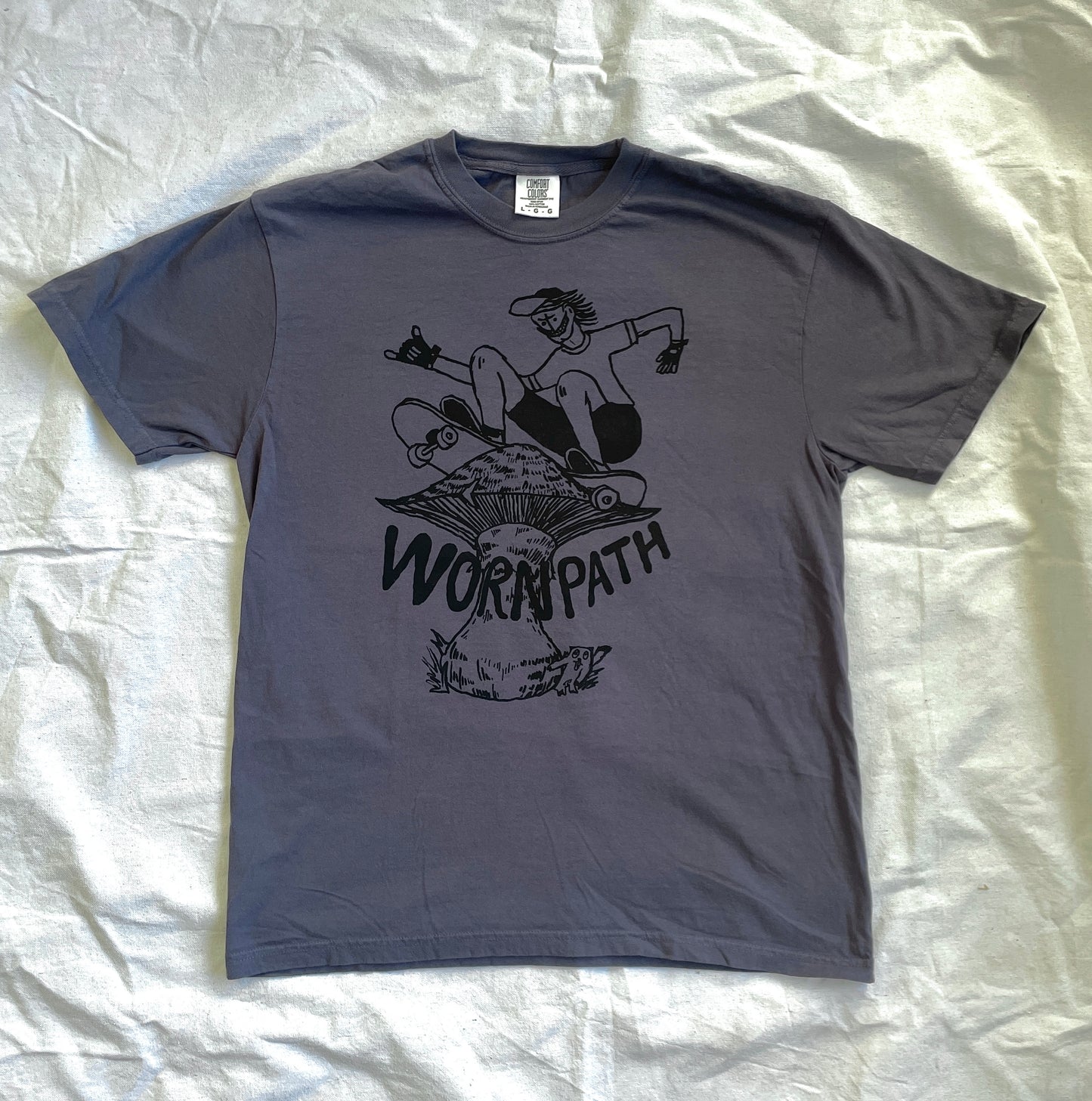 Worn Path Mushroom Skater Tee Shirt- 2 colors