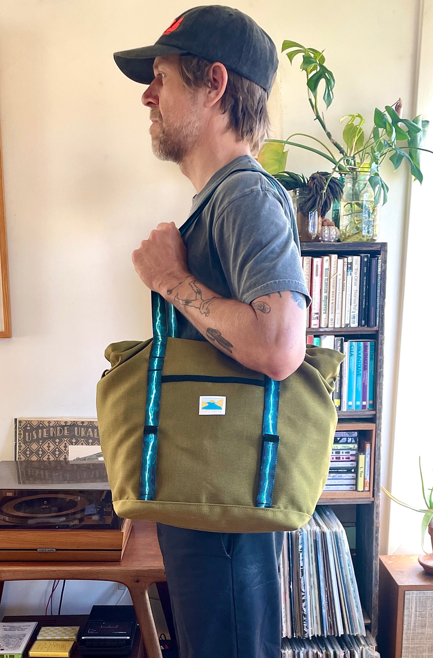 Worn Path Bike Basket Tote Bag