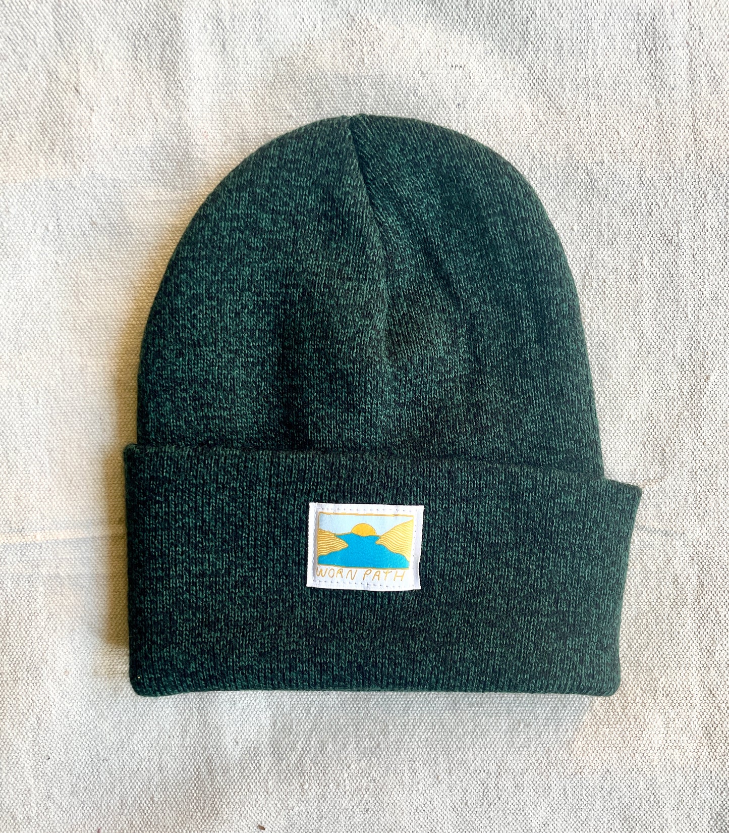 Stretch Cuff Worn Path Terrain Logo Beanie