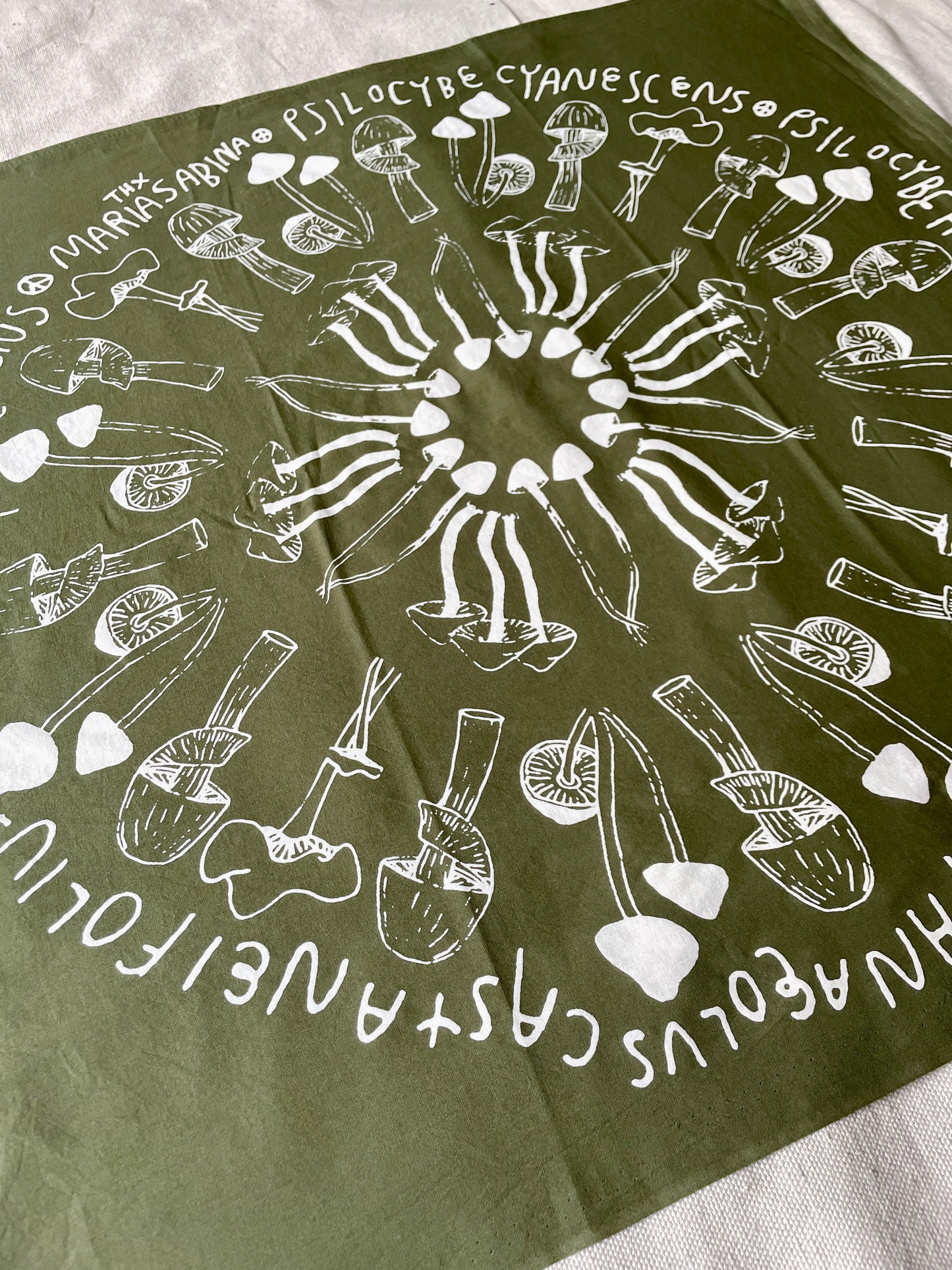 Psilocybe Mushroom Bandana- 4 Colors