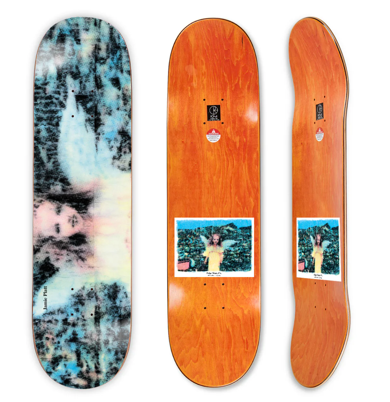 8.625" Polar Skate Co. Jamie Platt Angel Skateboard Deck