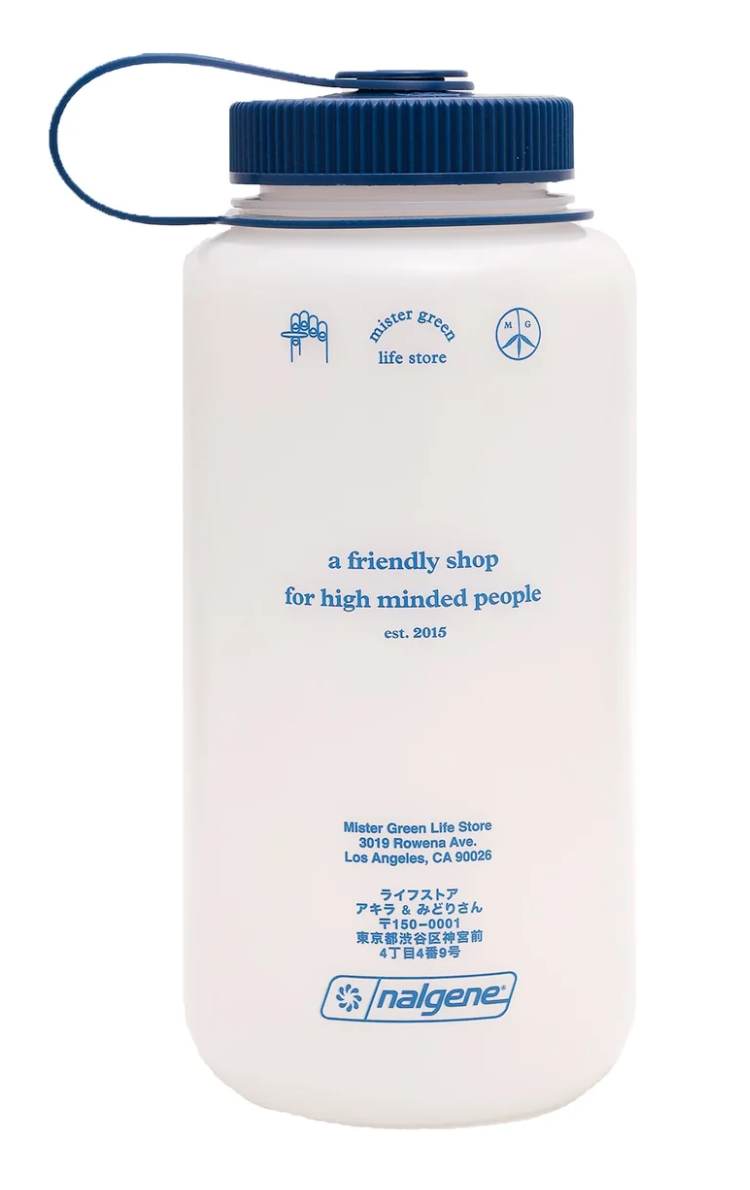 Mister Green Bong Water Wide Mouth Nalgene Bottle