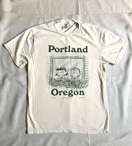 Portland Oregon Short Sleeve Tee Shirt by Bosco Picard