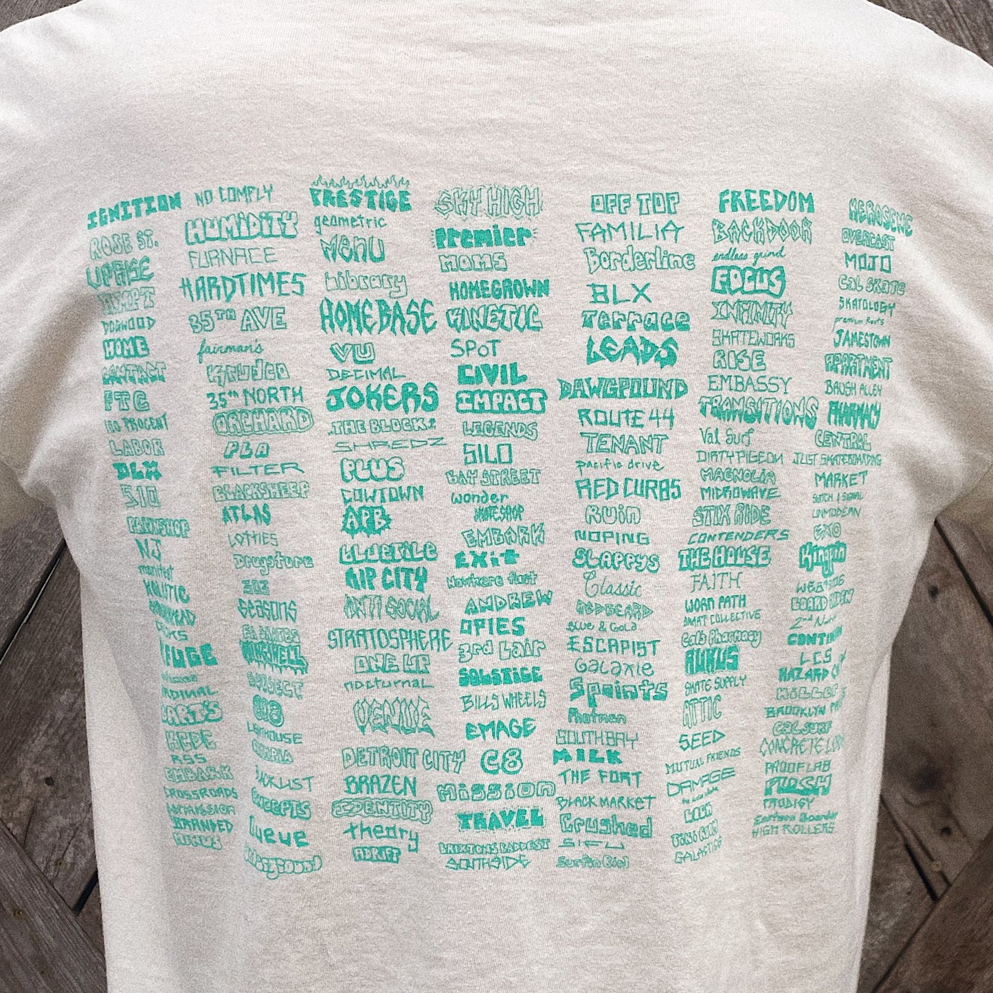 Worn Path Skateshop Support Tee by Lottie's- 2 Colors