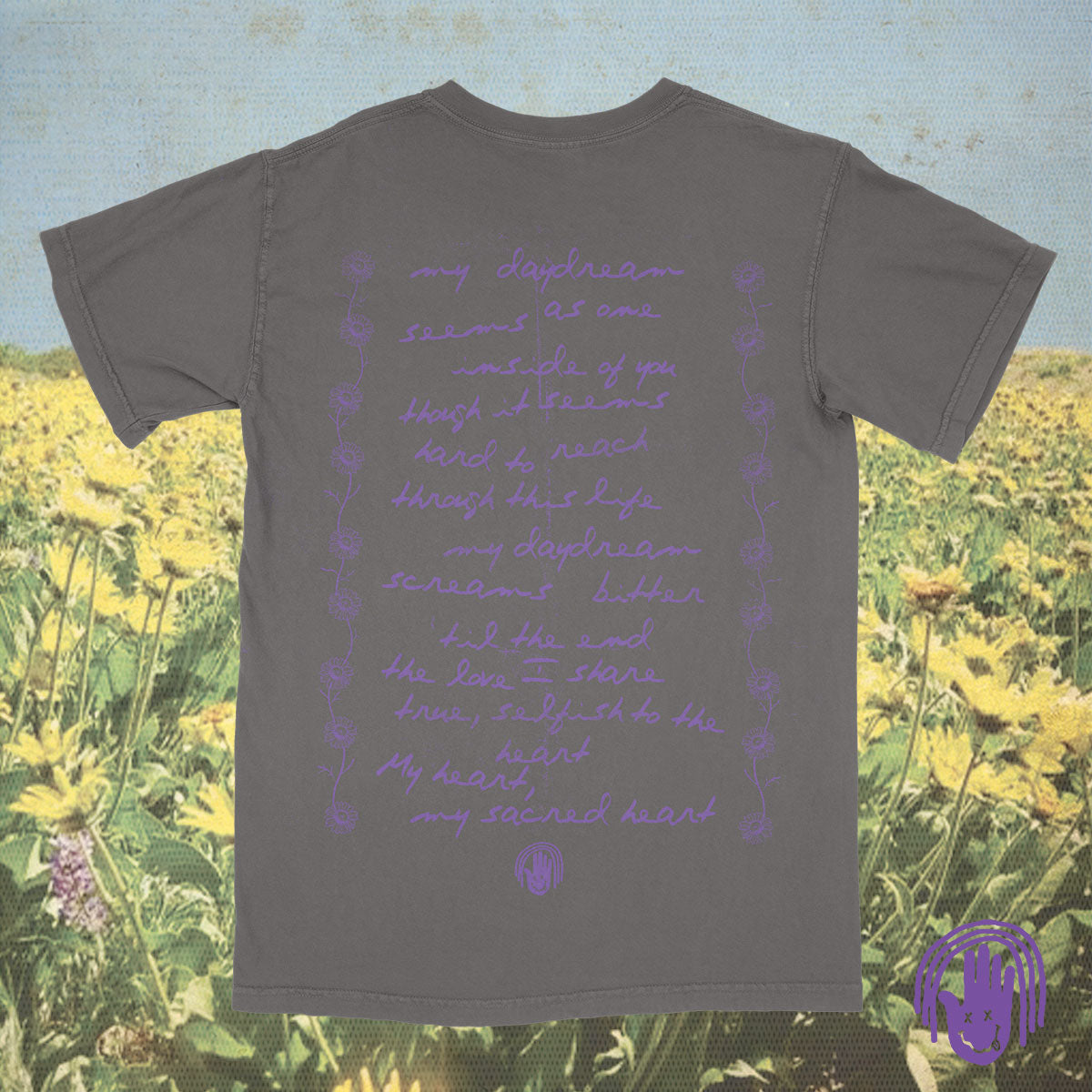 Daydream Tee Collaboration with Clumsy Goods Short and Long sleeve- Faded Black or Yellow