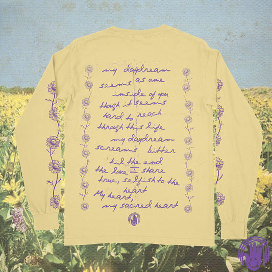 Daydream Tee Collaboration with Clumsy Goods Short and Long sleeve- Faded Black or Yellow