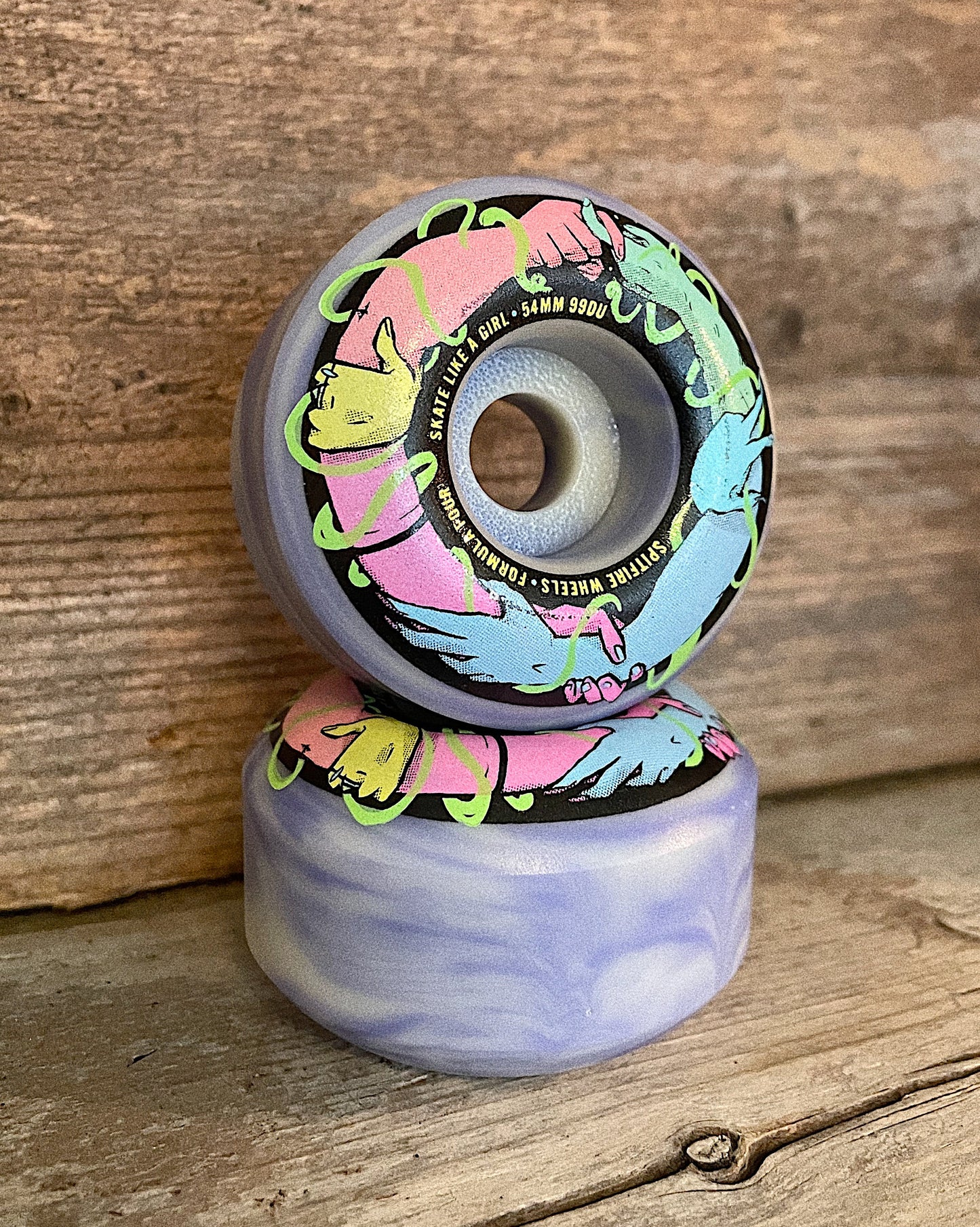 Spitfire Formula Four Skate Like a Girl Skateboard Wheels 54mm