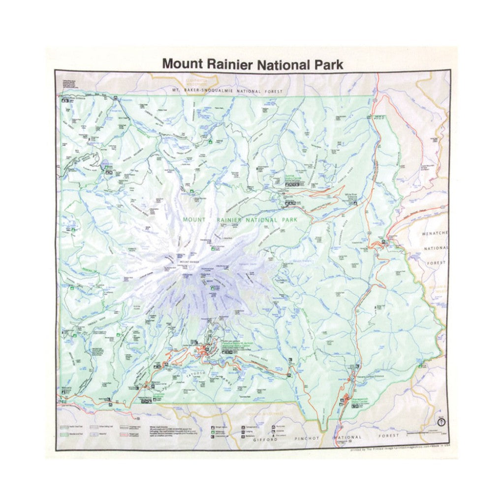 Mount Rainier Bandana