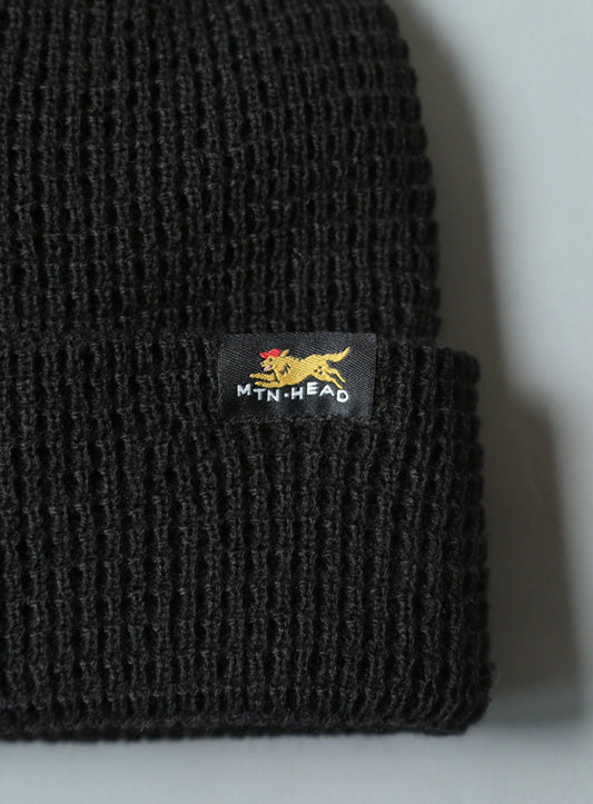 Muttonhead Waffle Toque Beanie - Black