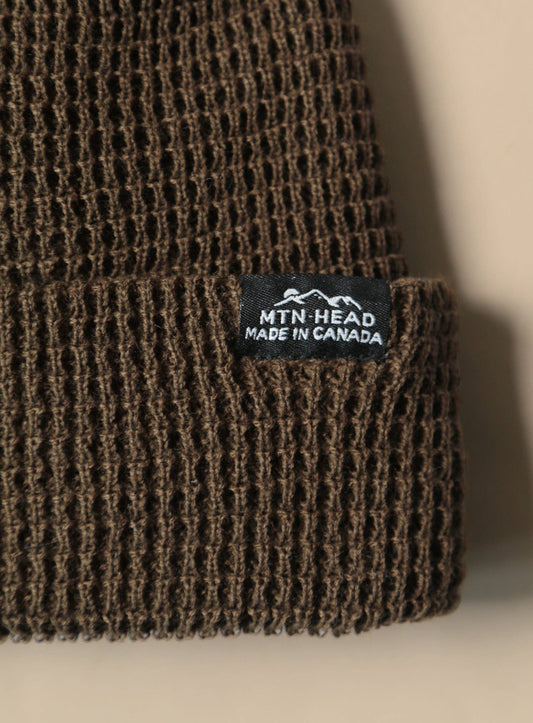 Muttonhead Waffle Toque - Dark Olive