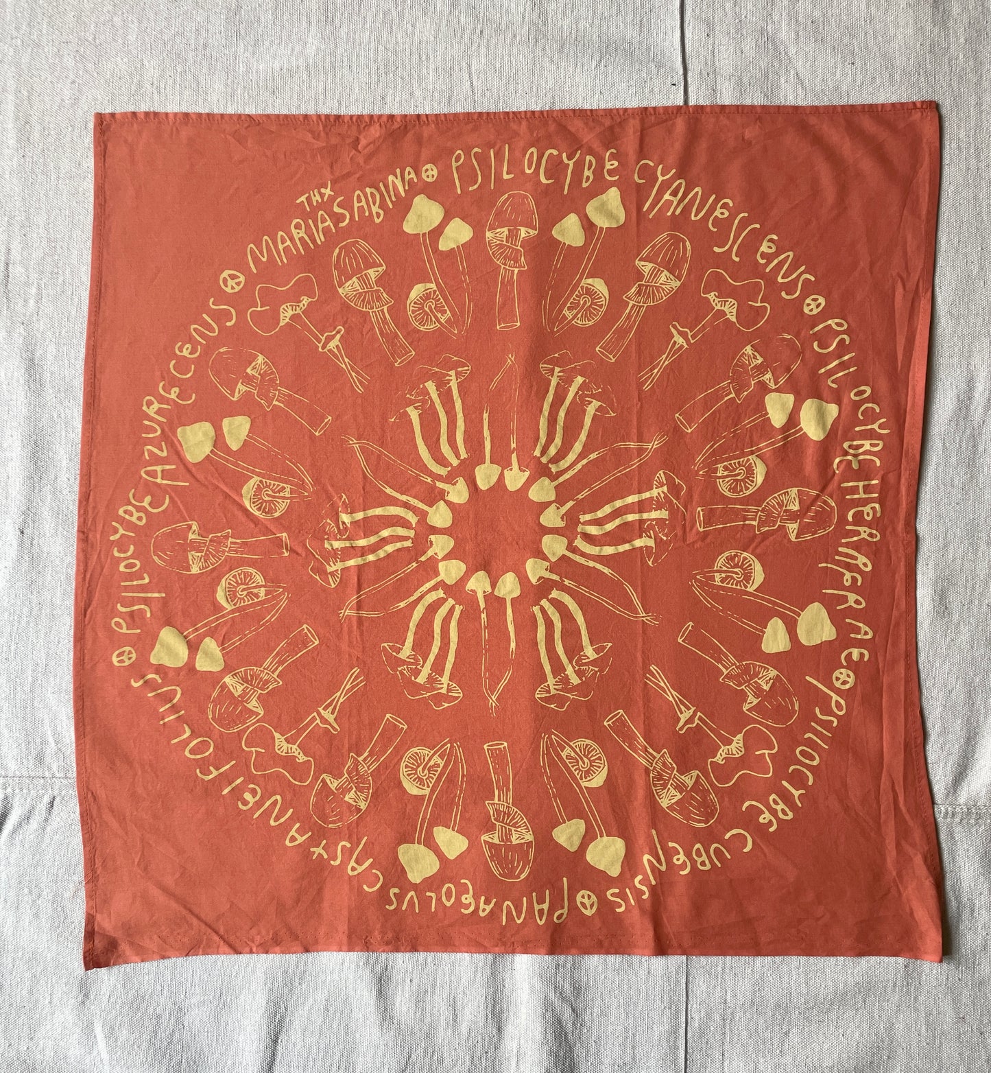 Psilocybe Mushroom Bandana- 4 Colors