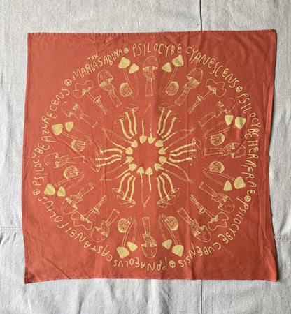 Psilocybe Mushroom Bandana- 4 Colors