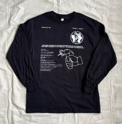 Workers Long Sleeve Tee Collaboration with MHUD Studio to Benefit PCUN