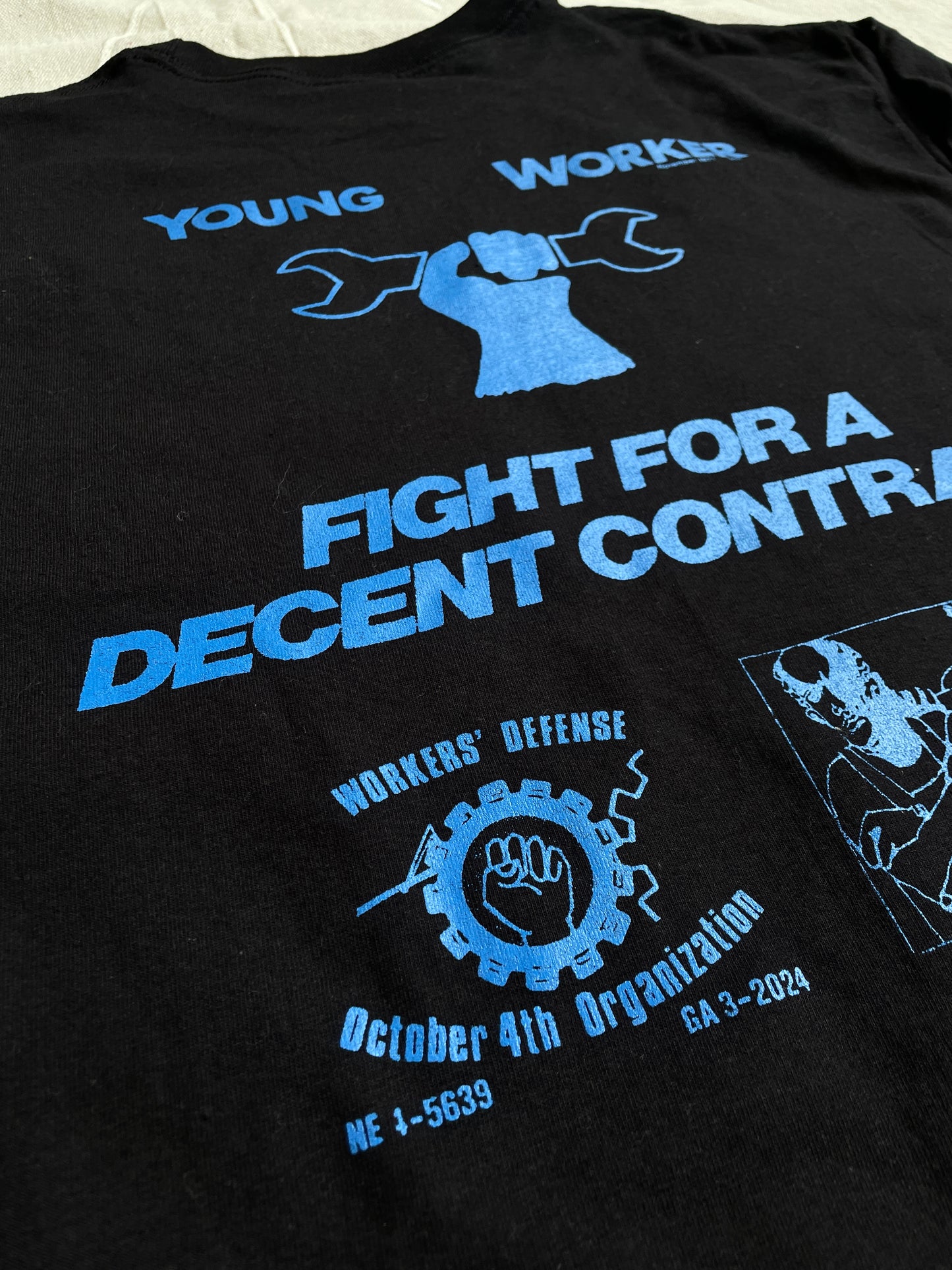 Workers Long Sleeve Tee Collaboration with MHUD Studio to Benefit PCUN
