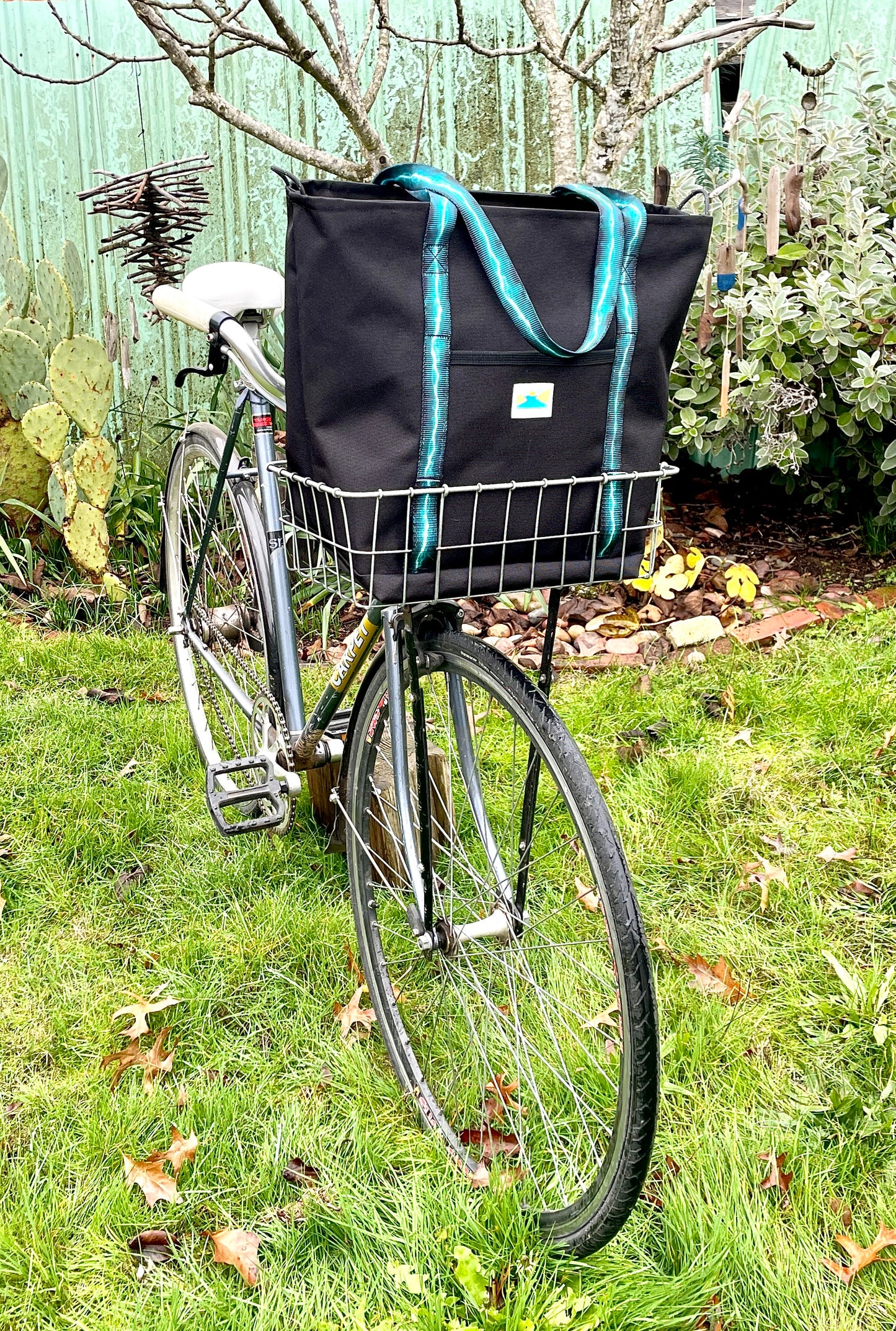 Worn Path Bike Basket Tote Bag