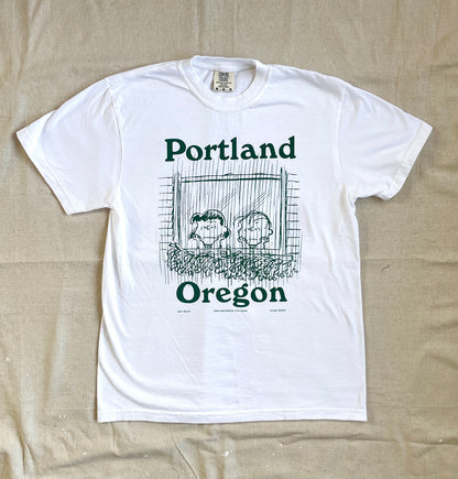 Portland Oregon Short Sleeve Tee Shirt by Bosco Picard