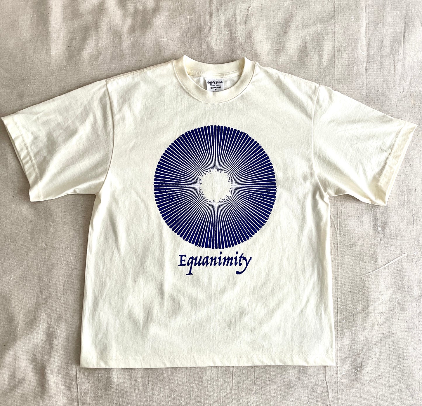 Equanimity Short Sleeve Cropped / Boxy Tee Shirt
