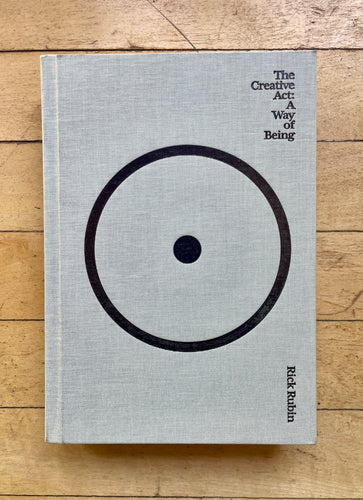 The Creative Act Book By Rick Rubin