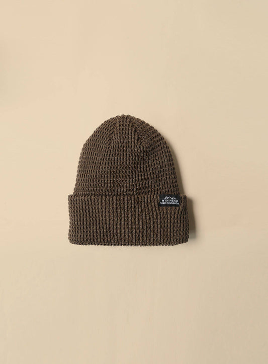 Muttonhead Waffle Toque - Dark Olive