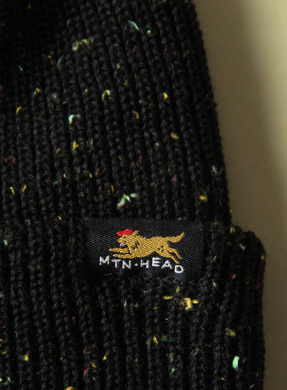 Muttonhead Trail Beanie - Black Rainbow Speckle