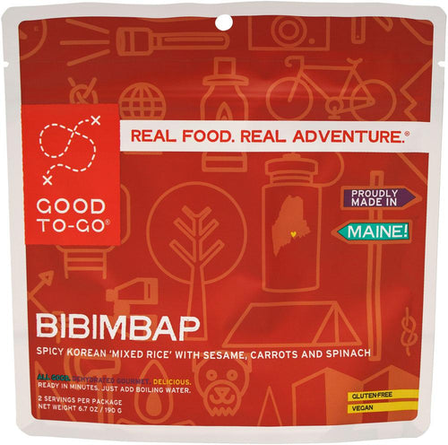 Good To Go Herbed Bibimbap Dehydrated Meal- 1 or 2 Serving Size