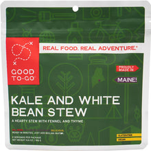 Good To Go Kale and White Bean Stew Dehydrated Meal- 1 or 2 Serving Size