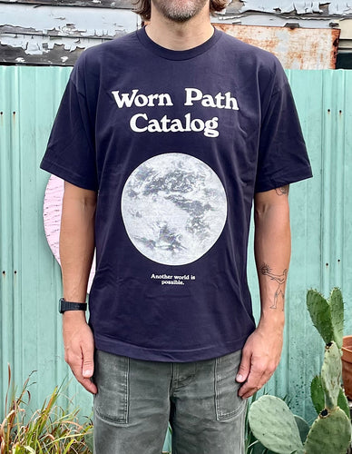 Worn Path Catalog Black Tee Shirt (Navy Pictured)