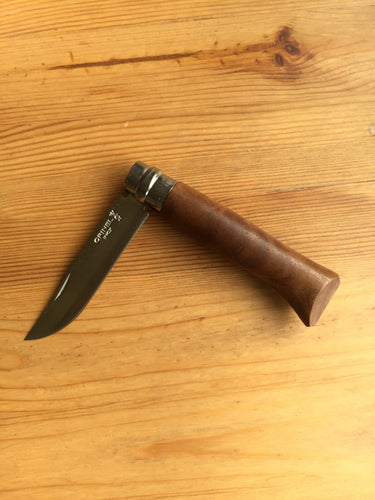 Opinel No. 8 Knife Walnut Handle