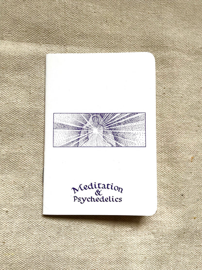 Meditation and Psychedelics Blank Mini Notebook