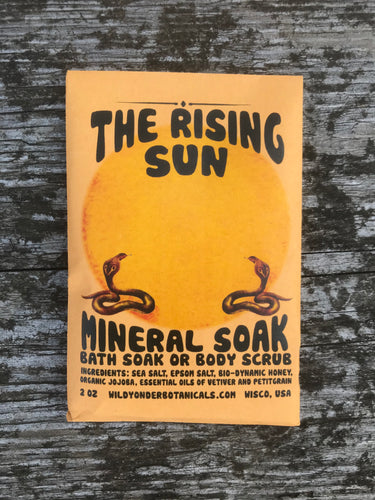 Rising Sun Mineral Salt Soak/Scrub