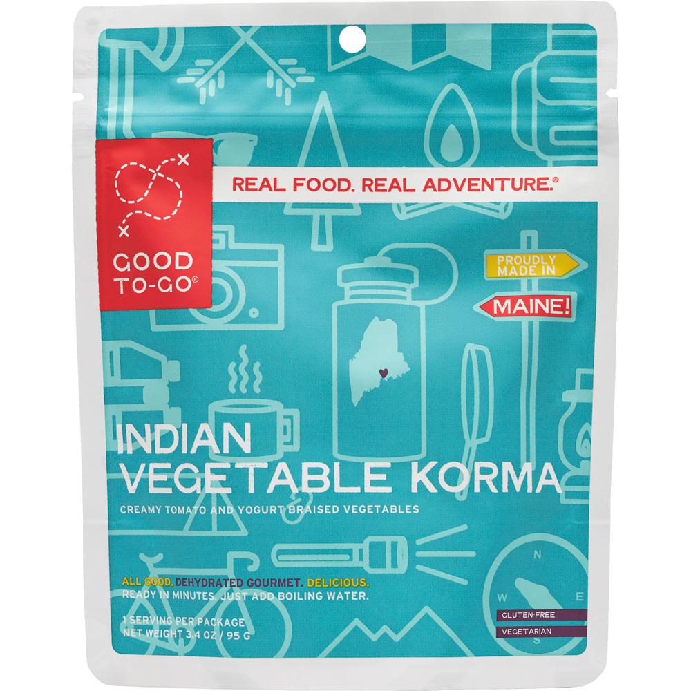 Good To Go Indian Inspired Vegetable Korma Dehydrated Meal- 1 or 2 Serving Size