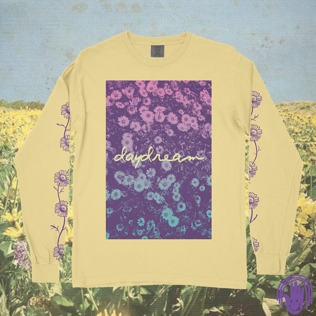 Daydream Tee Collaboration with Clumsy Goods Short and Long sleeve- Faded Black or Yellow