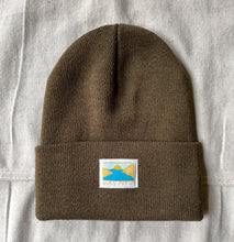 Stretch Cuff Worn Path Terrain Logo Beanie