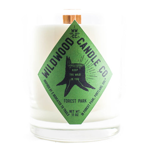 Wildwood Candle Co. Forest Park Scent- mint, oakmoss, amber